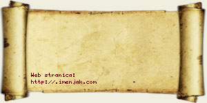 Isidora Jugović vizit kartica